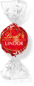 Eine rote LINDOR-Kugeln (Foto)